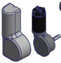 Beau-Roc Moteur électrique et couvercle